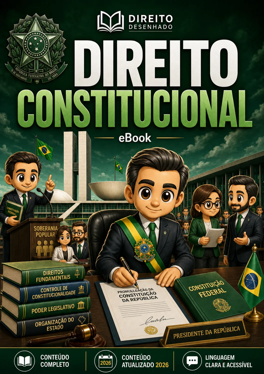 Combo de Resumos em PDF: Capa do ebook de resumos