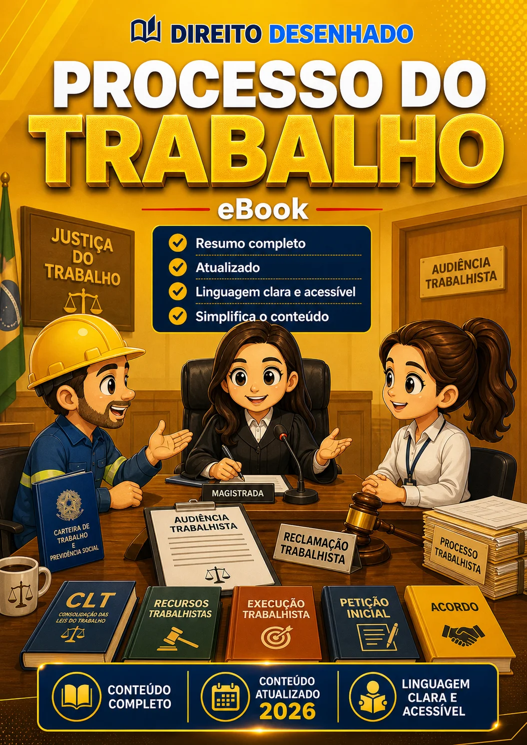 Combo de Resumos em PDF: Capa do ebook de resumos