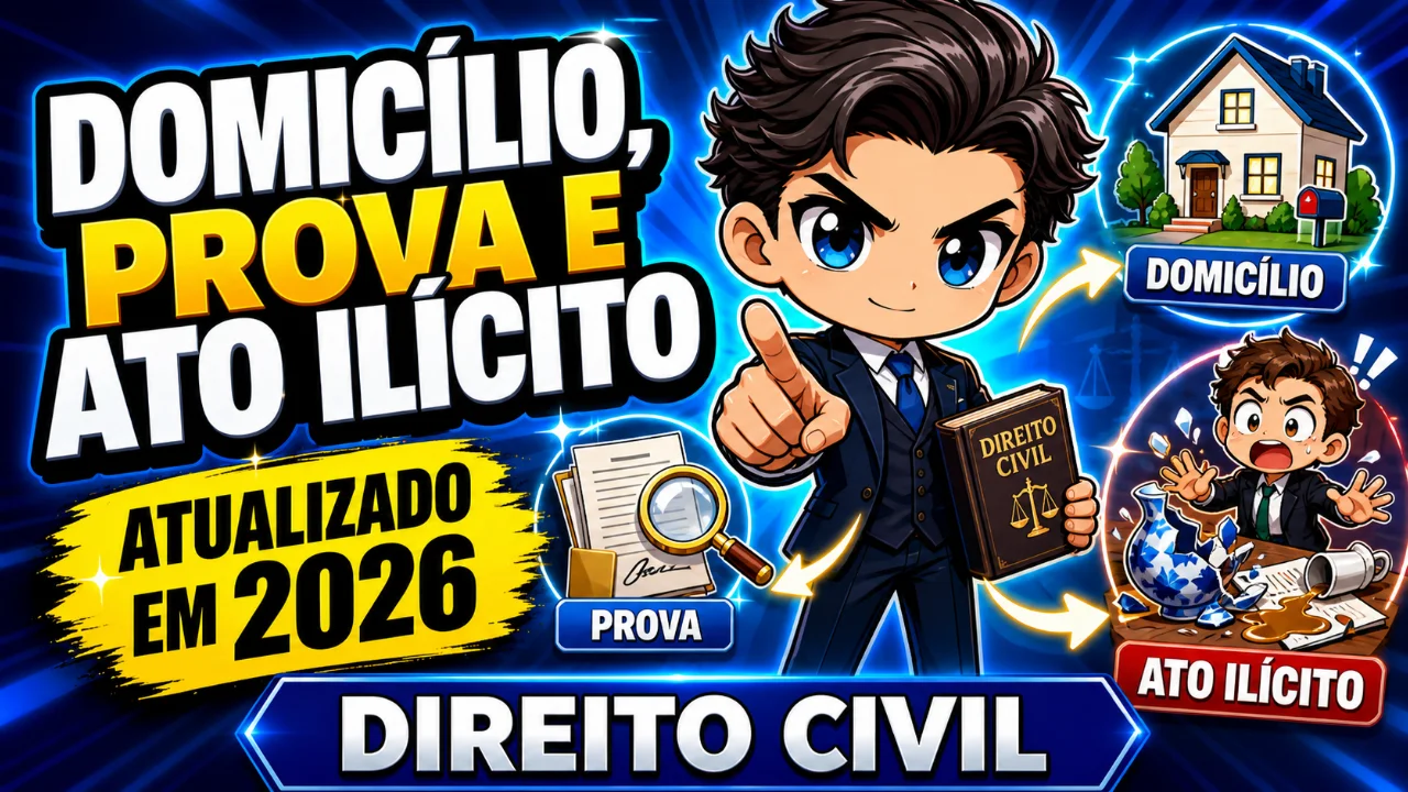 Resumo de Domicílio, Prova e Ato Ilícito
