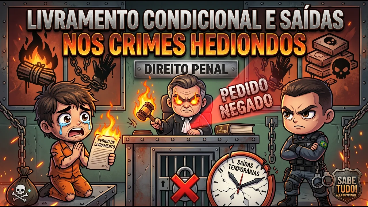 Livramento Condicional e Saídas nos Crimes Hediondos