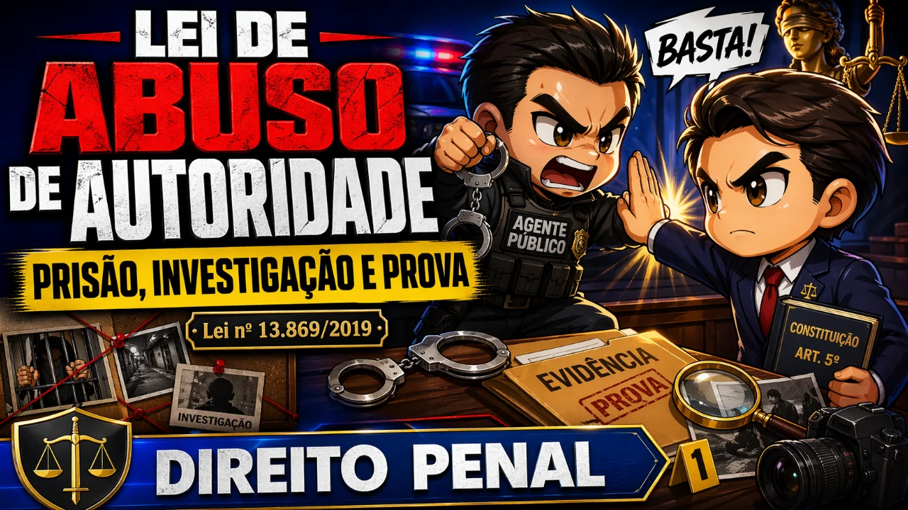 Videoaula desenhada: Prisão, Investigação e Prova