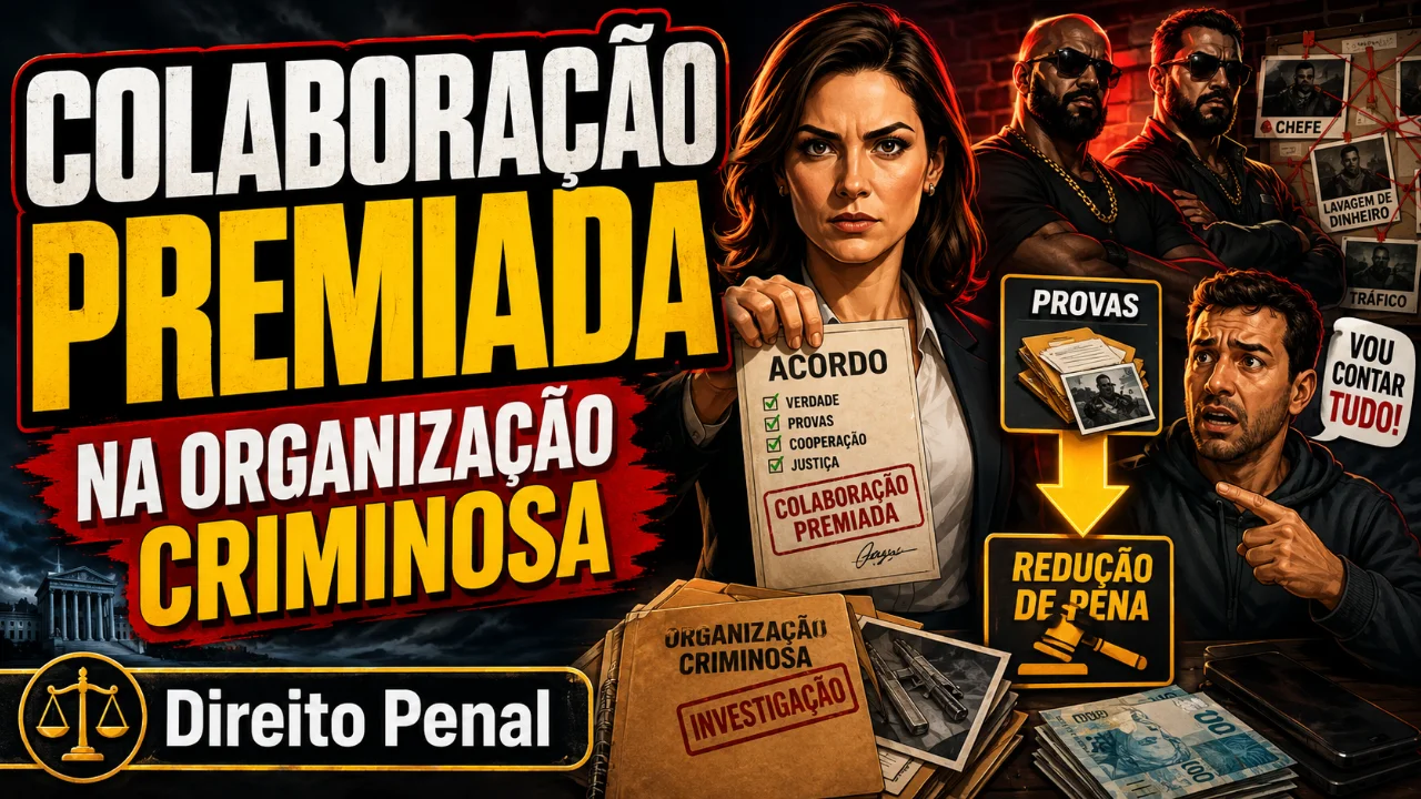 Resumo de Colaboração premiada acordo, requisitos, benefícios e controle judicial (Lei da Organização Criminosa) (Videoaula).mp4
