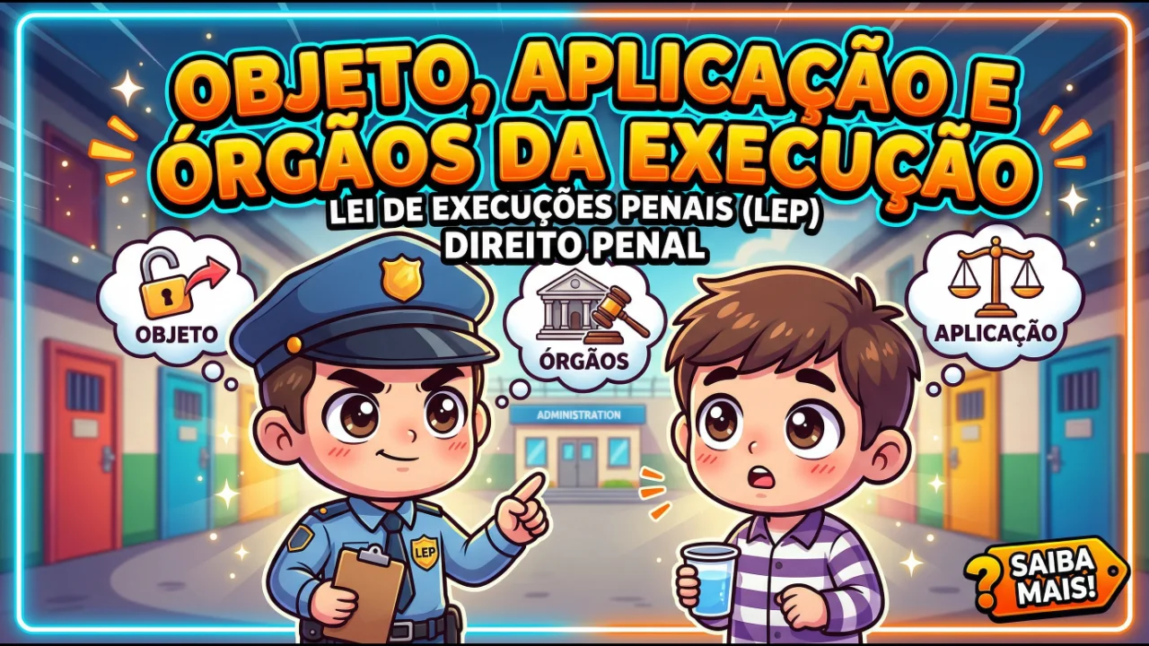 Resumo de Objeto, Aplicação e Órgãos da Execução na LEP