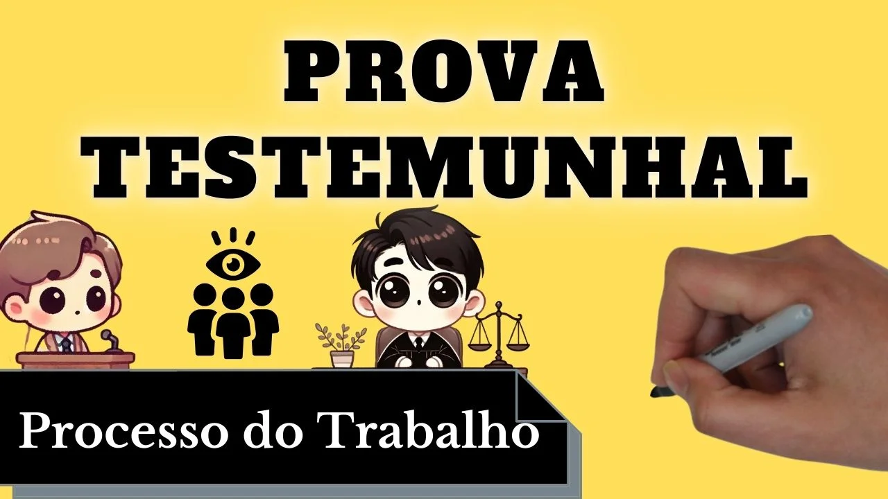 Videoaulas de Processo do Trabalho: Prova Testemunhal