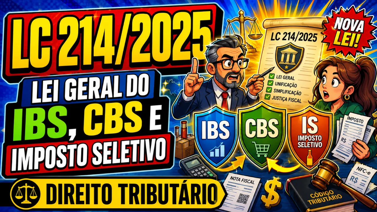 Resumo de LC 214 2025 Lei Geral do IBS, da CBS e do Imposto Seletivo