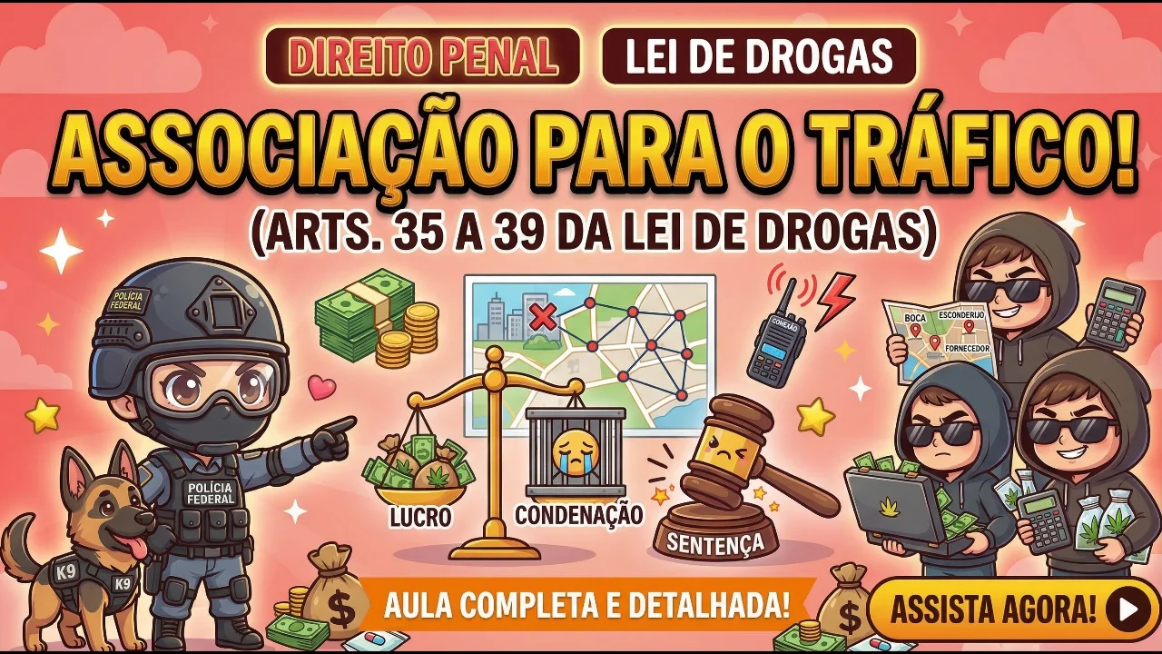 Resumo de Associação para o Tráfico e Outras Figuras Correlatas (Lei de Drogas)