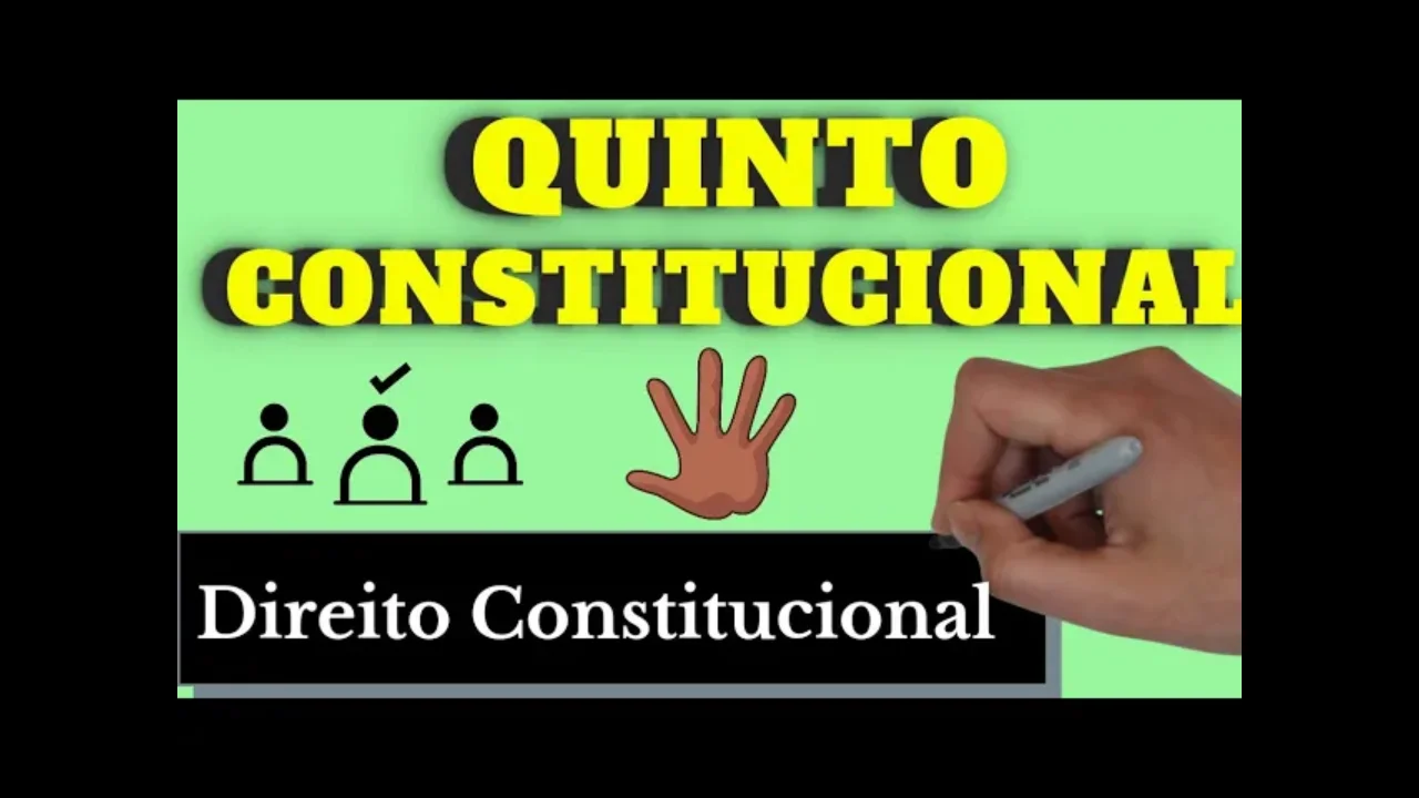 Videoaulas de Direito Constitucional: Quinto Constitucional