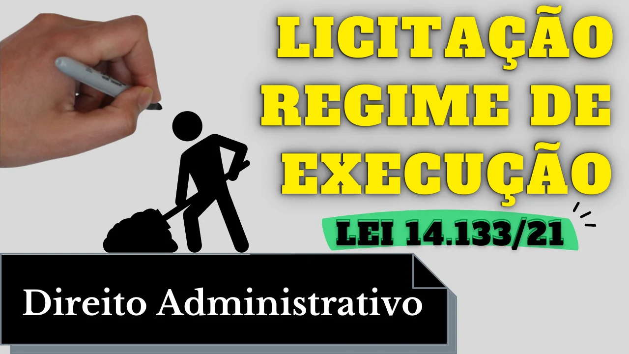 Resumo de Regime de Execução na Licitação