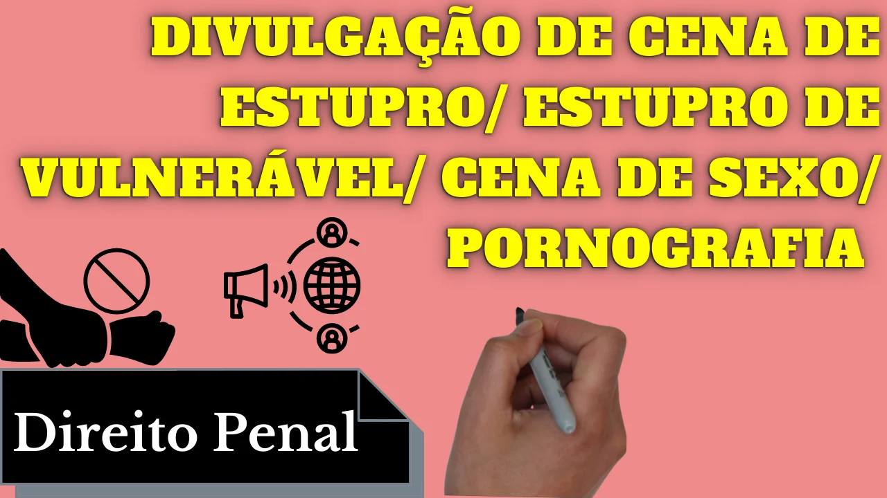 Resumo de Divulgação de Cena de Estupro, Estupro de Vulnerável, Cena de Sexo ou Pornografia (Direito Penal).mp4