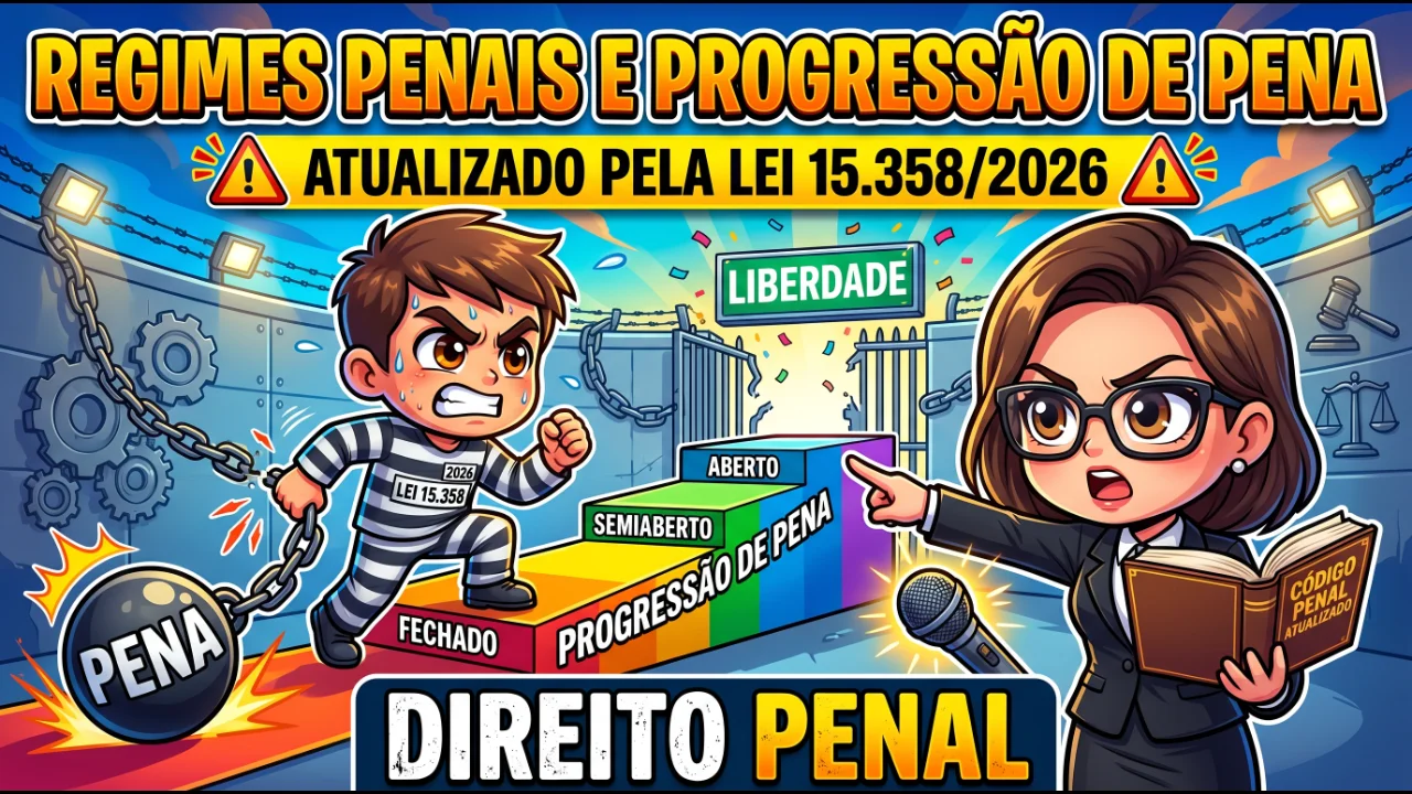 Progressão de Pena e Regimes Penais. Atualizado pela Lei 15.538/2016 (LEP)