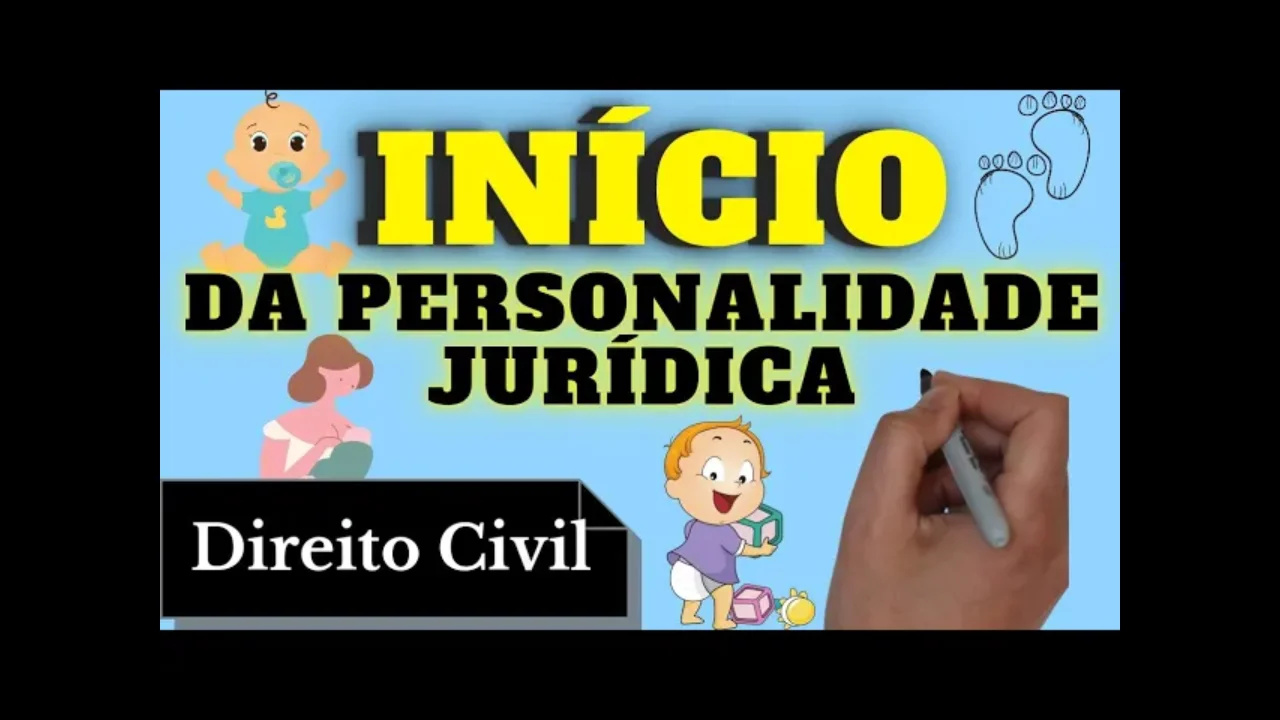 Videoaulas de Direito Civil: Início da Personalidade Jurídica