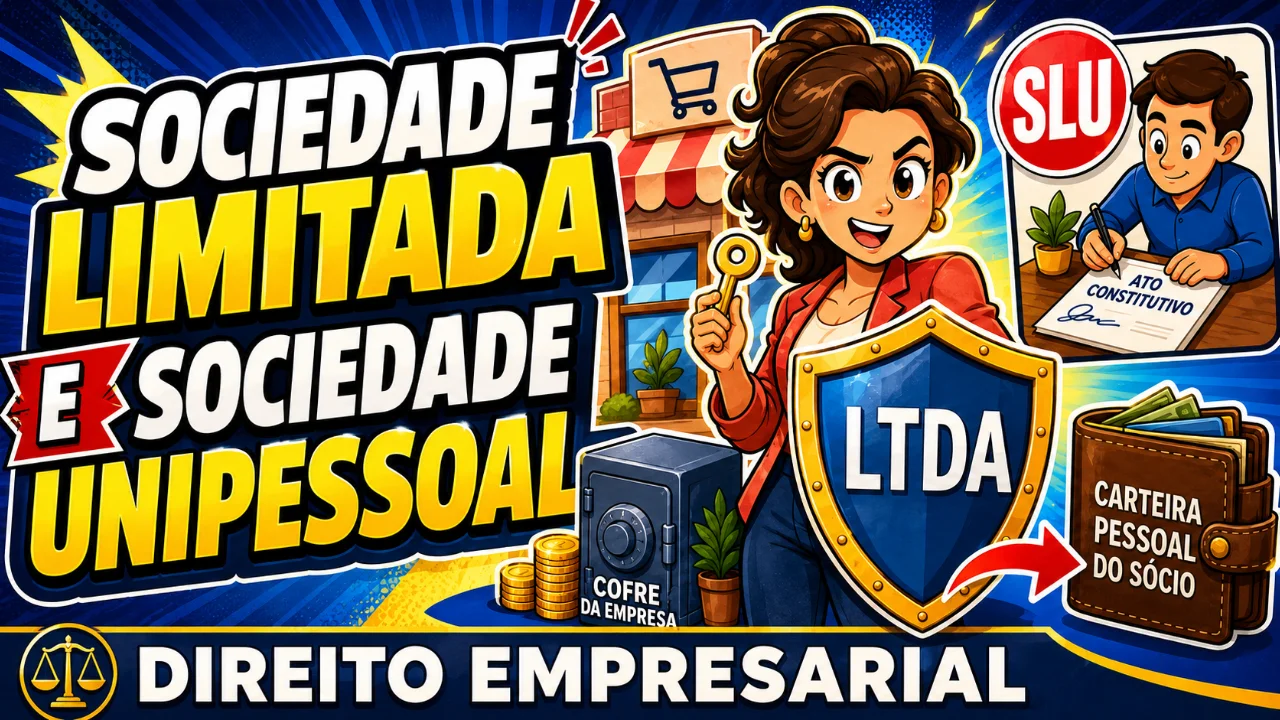 Resumo de Sociedade Limitada e Unipessoal