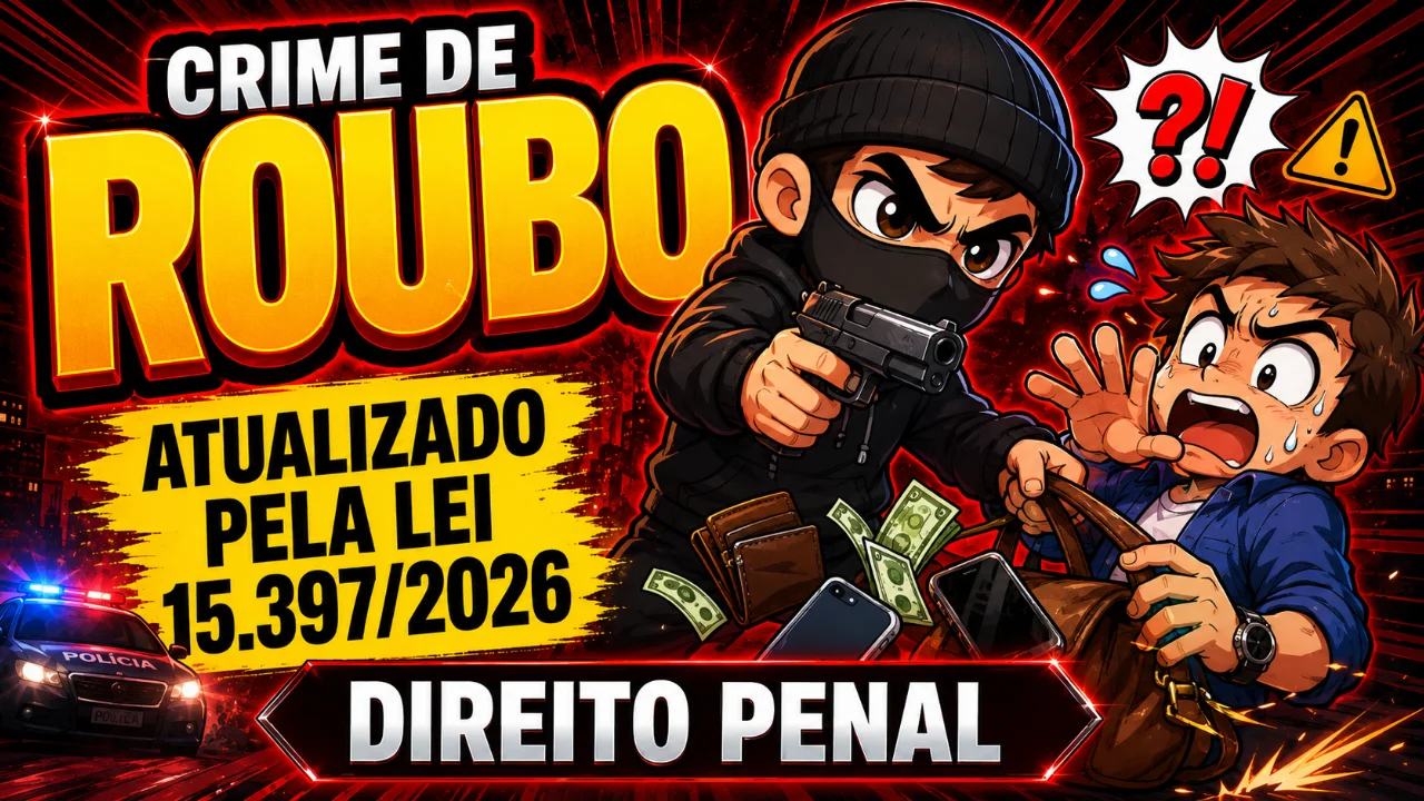 Resumo de Crime de Roubo (Atualizado pela Lei 15.397/2026)